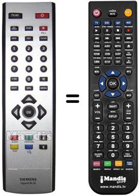 Gleichwertige Fernbedienung Siemens GIGASET M365 T
