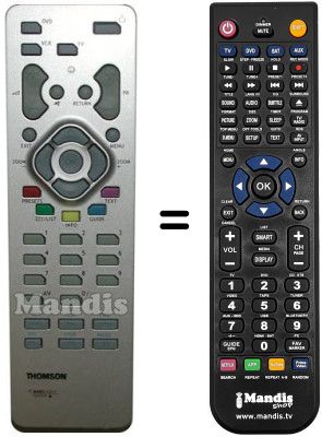 Replacement remote control Arc En Ciel 40 KW 412 Replacement remote control Arc En Ciel 40 KW 412