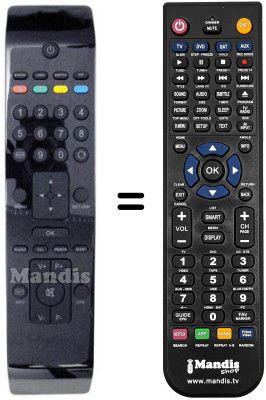 Gleichwertige Fernbedienung RC 3900