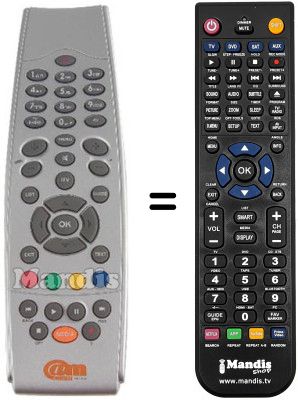 Replacement remote control ACCESS MEDIA STB L 3014