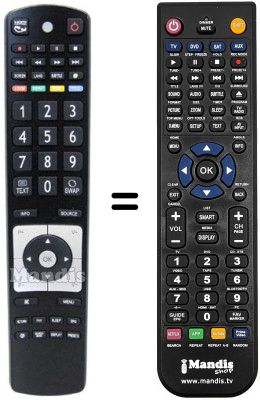 Replacement remote control RC 5110