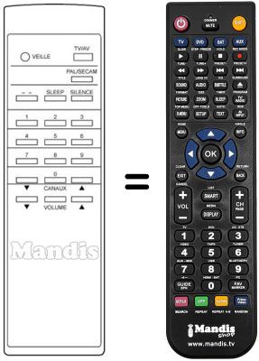 Replacement remote control RC 56 MONO