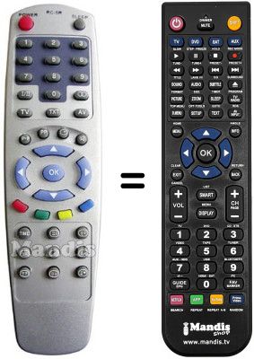 Gleichwertige Fernbedienung Seitech SE14T10