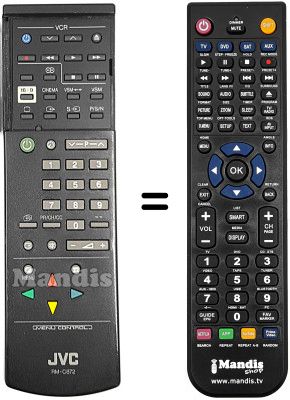 Replacement remote control RM-C872