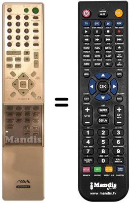 Replacement remote control Aiwa AVJ-X33