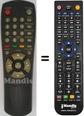 Replacement remote control Samsung CX 6840AN Replacement remote control Samsung CX 6840AN