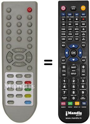 Gleichwertige Fernbedienung Seitech SL20SKLCD