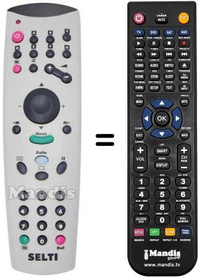 Gleichwertige Fernbedienung Naonis AGORA 42'