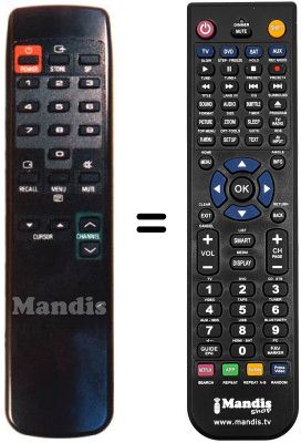 Replacement remote control TSR 200