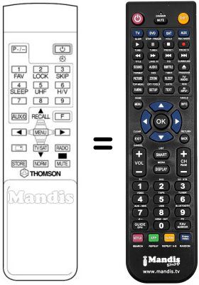 Replacement remote control SRD 14 Replacement remote control SRD 14