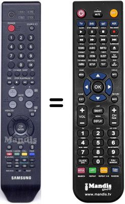 Gleichwertige Fernbedienung BN59-00539A