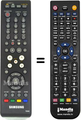 Replacement remote control Samsung SMT T5040