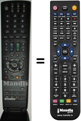 Replacement remote control Sharp LC 52 X20E