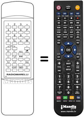 Replacement remote control T 31
