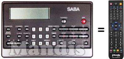 Gleichwertige Fernbedienung TC 6720 I