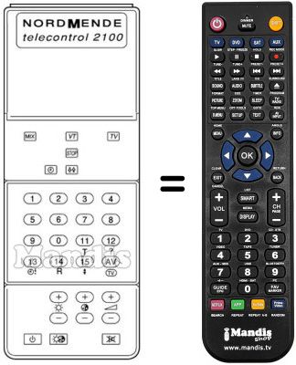 Replacement remote control 583.457