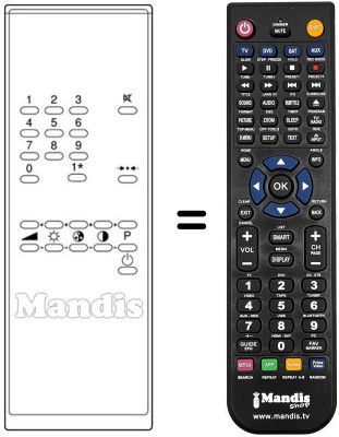 Replacement remote control TM 20