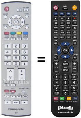 Replacement remote control National TX-29PN1 D