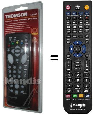 Replacement remote control RCT 2100 S Replacement remote control RCT 2100 S
