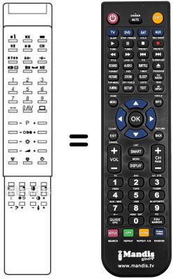 Replacement remote control E 1