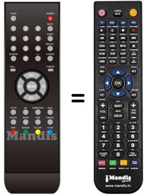 Replacement remote control United LTW 20X81