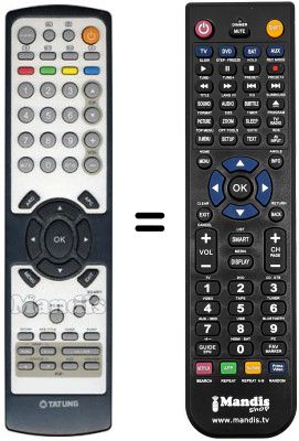 Gleichwertige Fernbedienung DECCA V 32 MCHKEE1