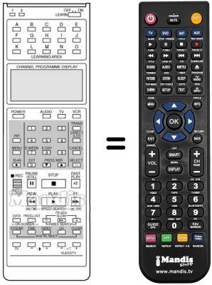 Replacement remote control VS-S99