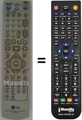 Replacement remote control Goldstar VC 8804 M