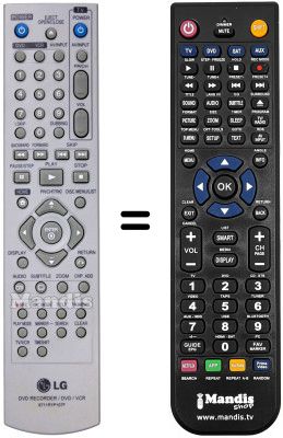 Replacement remote control Goldstar RC 197