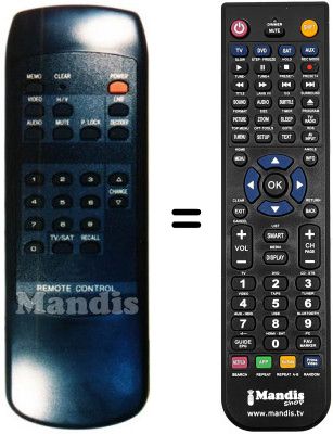 Replacement remote control LAEM LAEM SAT