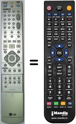 Replacement remote control Goldstar RH-177