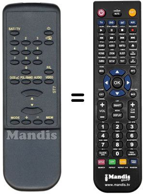 Replacement remote control PATRIOT SR 3000