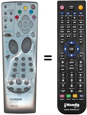 Gleichwertige Fernbedienung Thomson DTH 5400 Gleichwertige Fernbedienung Thomson DTH 5400