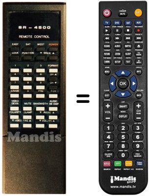 Replacement remote control Legend SR 4500