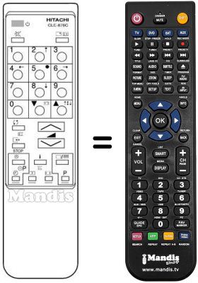 Replacement remote control Hitachi RC2585111 / 01