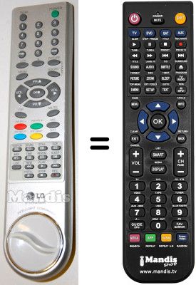 Replacement remote control LG RE56NZ21RB Replacement remote control LG RE56NZ21RB