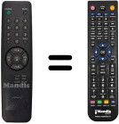 Replacement remote control LG 6710V00039C Replacement remote control LG 6710V00039C