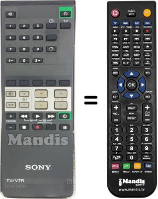 Gleichwertige Fernbedienung Sony SVT5000P Gleichwertige Fernbedienung Sony SVT5000P