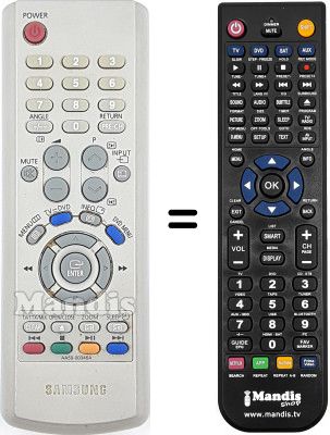 Gleichwertige Fernbedienung Samsung LW20M11CX/XEH Gleichwertige Fernbedienung Samsung LW20M11CX/XEH