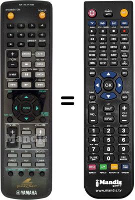 Replacement remote control Yamaha RDX-E700DVD / AUDIO