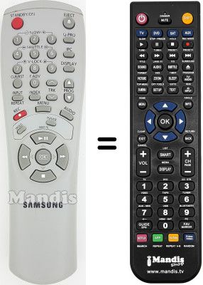 Gleichwertige Fernbedienung Samsung SV430F Gleichwertige Fernbedienung Samsung SV430F