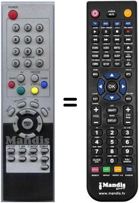 Gleichwertige Fernbedienung RCL-06