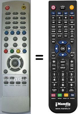 Replacement remote control RC42-TXT