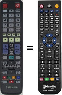 Replacement remote control Samsung BD-C8900