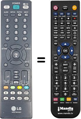 Replacement remote control LG M2352D Replacement remote control LG M2352D