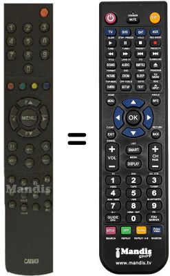 Replacement remote control Microstar MR6018