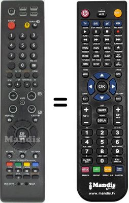 Gleichwertige Fernbedienung Samsung PS50C96HDX/XEU Gleichwertige Fernbedienung Samsung PS50C96HDX/XEU