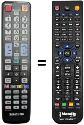 Replacement remote control Samsung UE40C6000 Replacement remote control Samsung UE40C6000