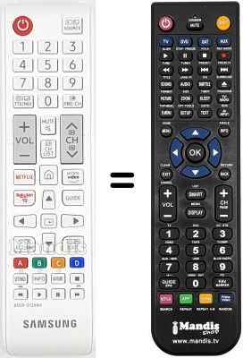 Gleichwertige Fernbedienung Samsung LE40R72BXXEC Gleichwertige Fernbedienung Samsung LE40R72BXXEC