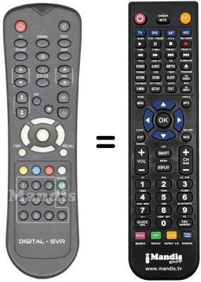 Gleichwertige Fernbedienung REMCON885